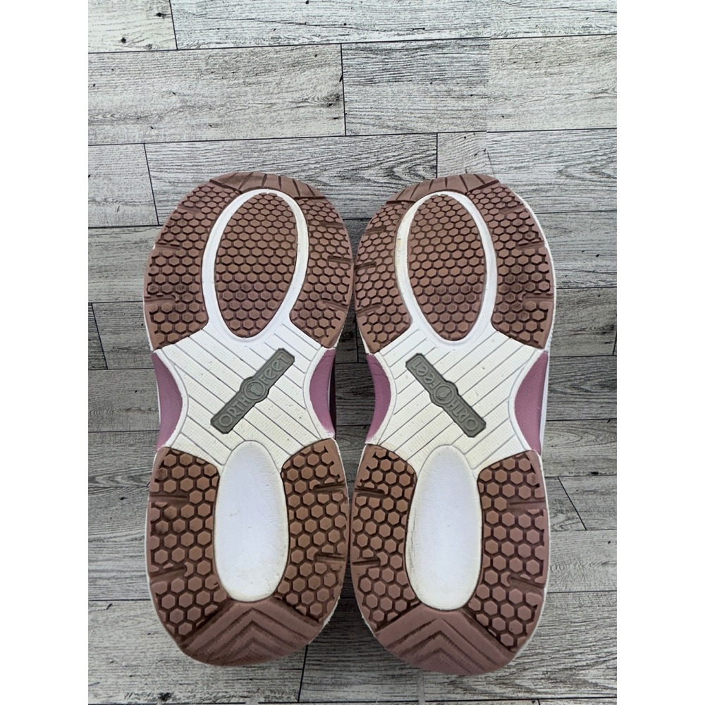 Orthofeet 846 Women 9 B Medium Mauve Pink Mesh Bungee Athletic Sneakers - Picture 16 of 16